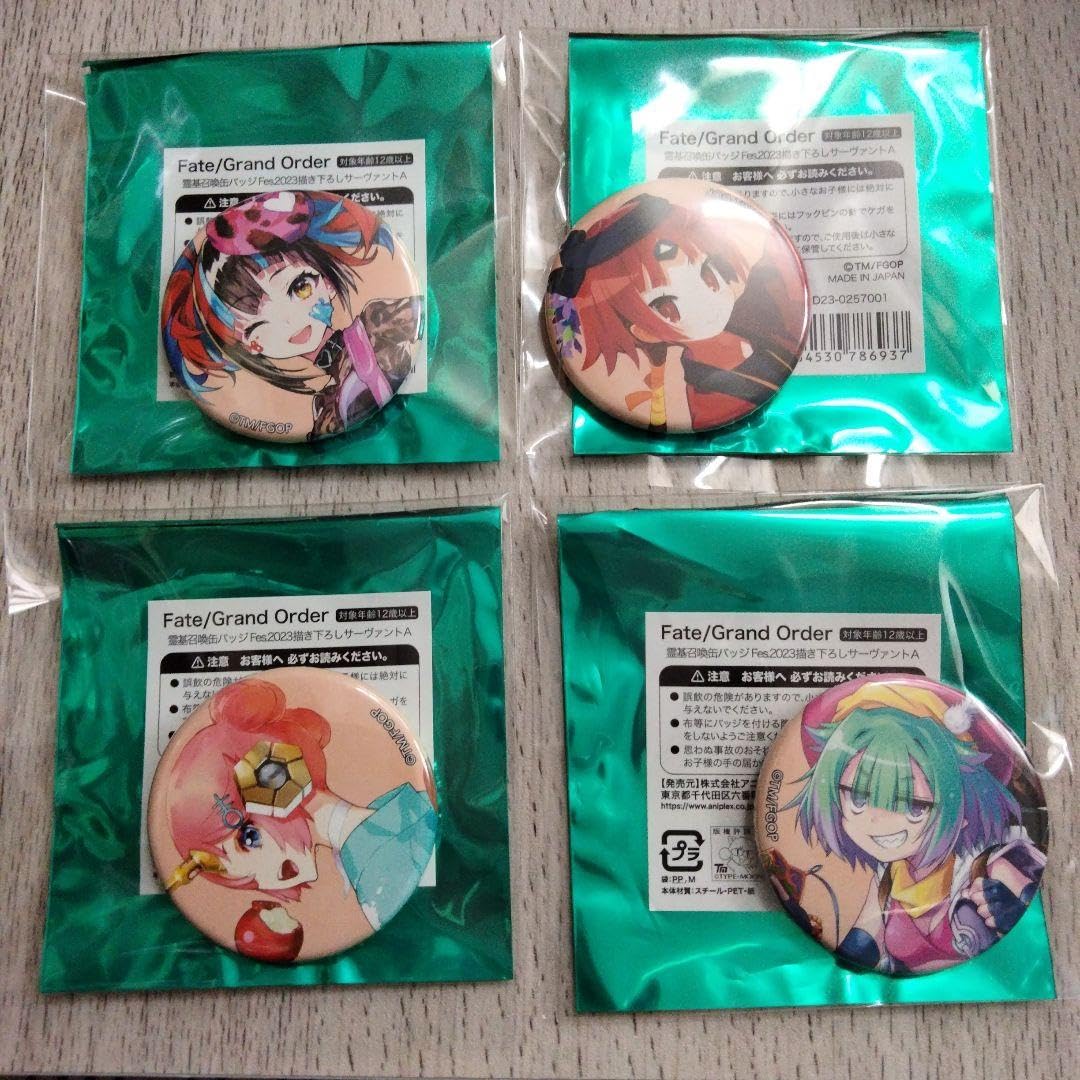 Fate⁄Grand Fate/Grand Order FGOフェス 霊基召喚缶バッジ vol.3 Fes.
