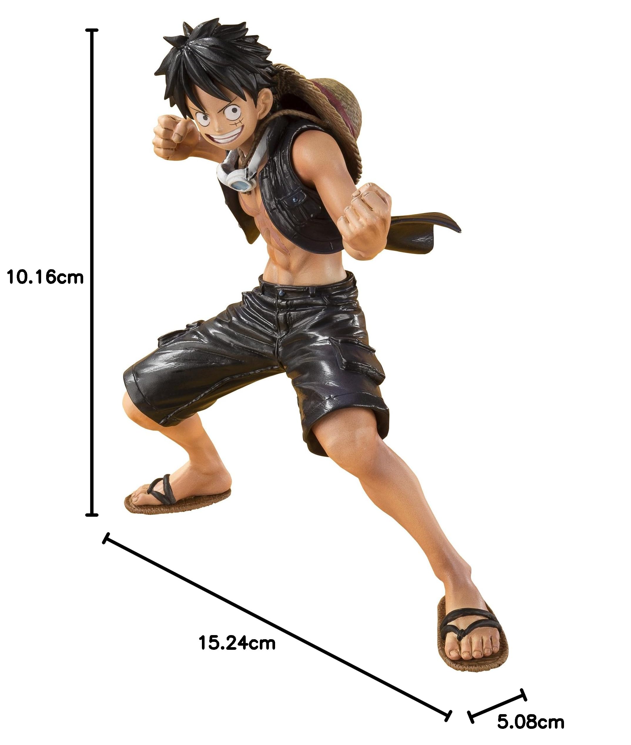 Sconosciuto Figure 'one piece zero': monkey d. Luffy – pellicola gold, multicolore