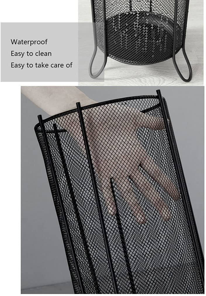 Clayre & Eef Paraplubak Kat 59 cm Zwart Ijzer Parapluhouder - Clayre & Eef