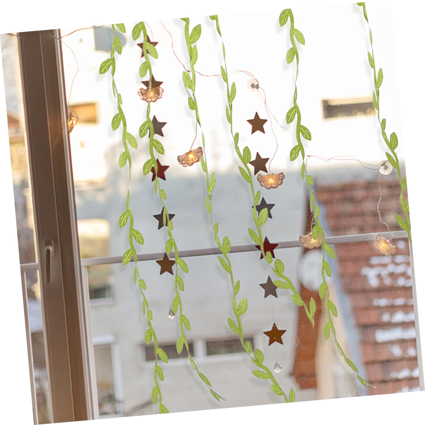 Housoutil 4 Rollos Ratán de Mimbre simulado Guirnalda Verde a Granel verdor Verde Colgando Guirnalda de Hojas Muro guirnaldas Colgante de Hojas de Sauce Decoración Colgante PVC