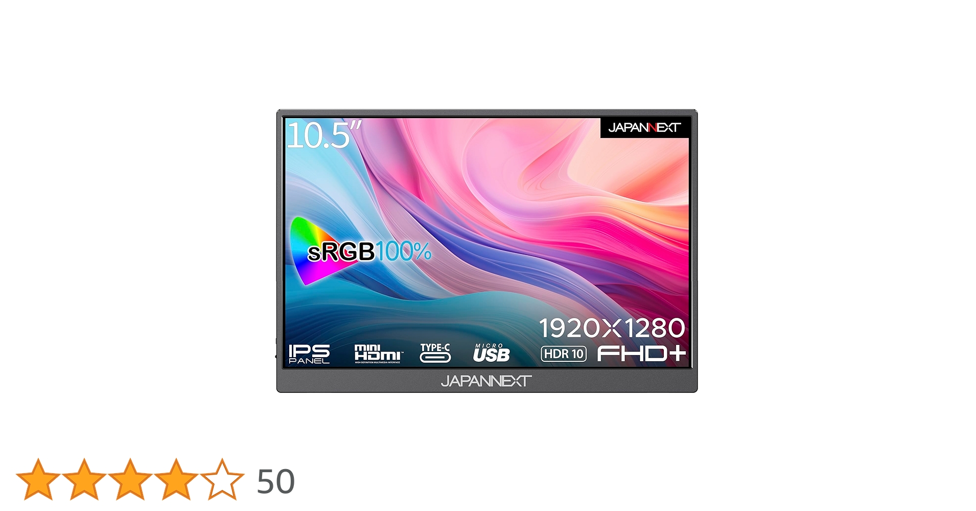 JAPANNEXT 10.5\" モバイルディスプレイ モバイル】JAPANNEXT モバイルモニター JN-MD-IPS105FHDPR