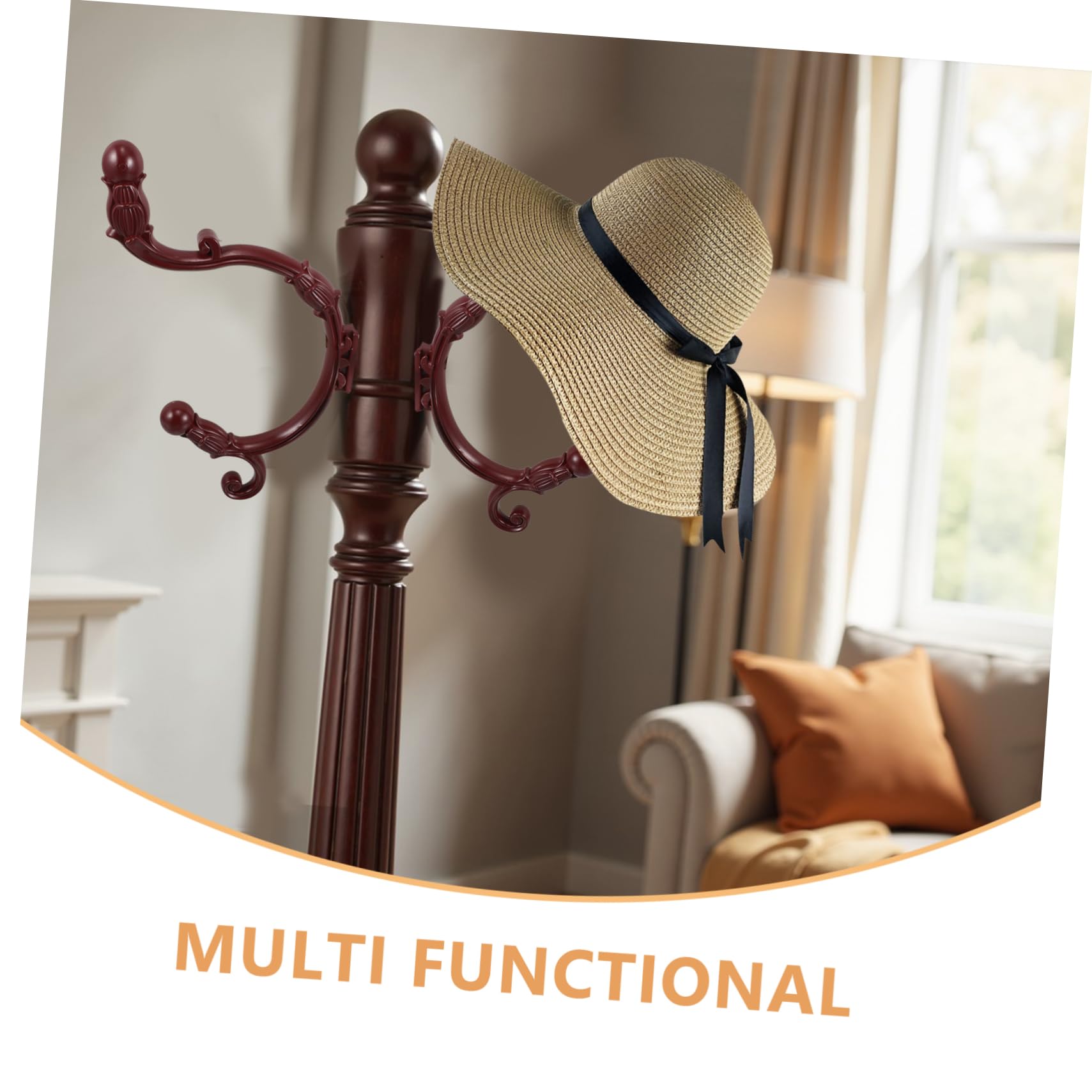 Luxshiny Gancho para Perchero Decorativo Resistente para Colgar Pared Ropa Bolsos Sombreros Entrada Baño y Dormitorio