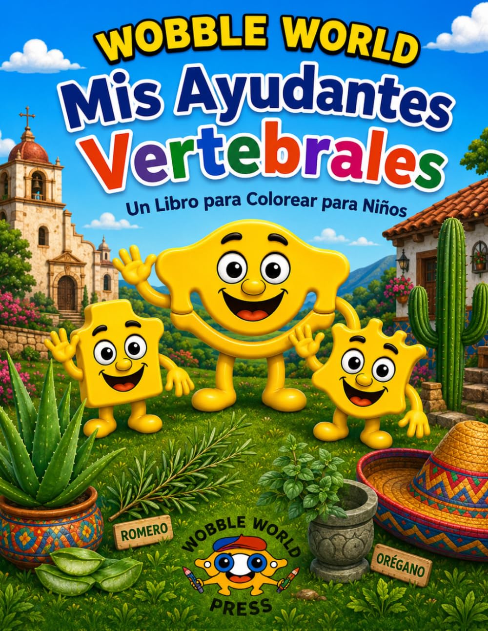 Mis Ayudantes Vertebrales: Un Libro Para Colorear Para Niños - Edición en Español