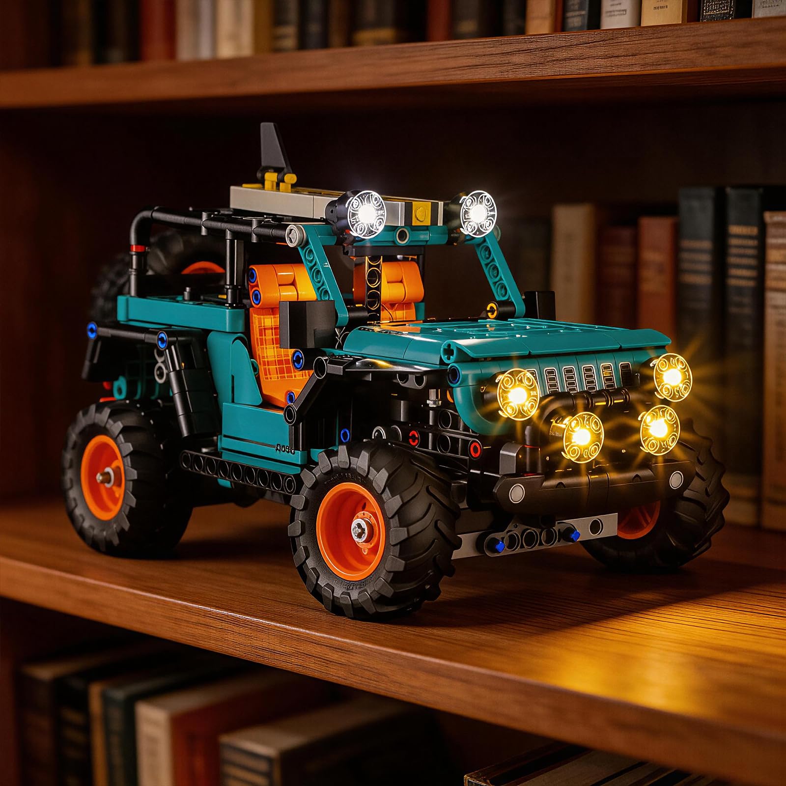 YEABRICKS LED Light for Lego-42227 Technic Jeep Wrangler Rubicon SUV Building Blocks Model (Building Set NOT Included)