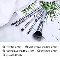 Vista 6 de Funtouch espejo grande iluminado con 35 luces LED, con sensor táctil, aumento de 10X y rotación de 360°, ideal para cosmética y maquillaje