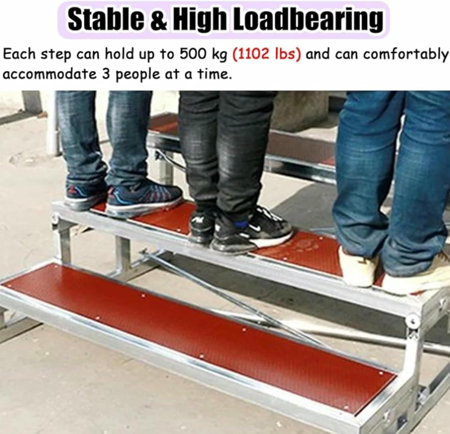 Suelo modular para escenario, escalones antideslizantes para coro, plataformas ecológicas para escuelas e iglesias