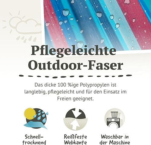 Vista 82 de La Siesta Brisa - Hamaca resistente a la intemperie, Vainilla