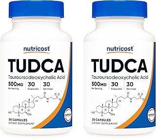 Nutricost Tudca 250mg, 30 Capsules (2 Bottles)