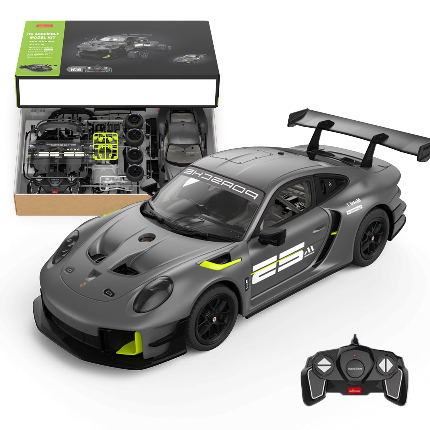 1:18 Model RC Car Building Kit for Porsche 911 GT2 RS Clubsport 25