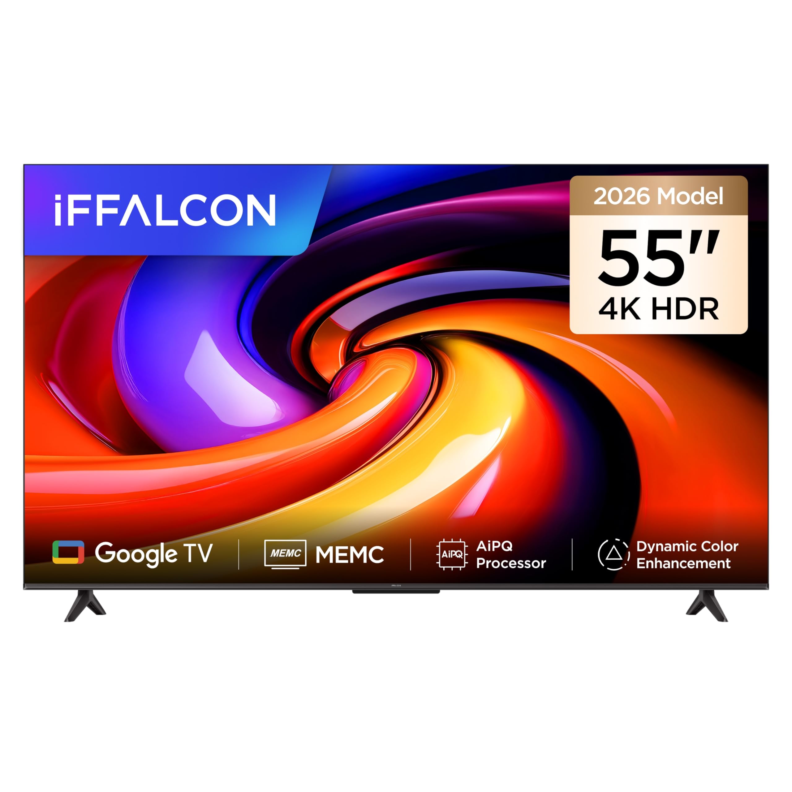 iFFALCON 55U65 55 İnç Smart TV 4K UHD HDR 10 Gaming Google TV,…