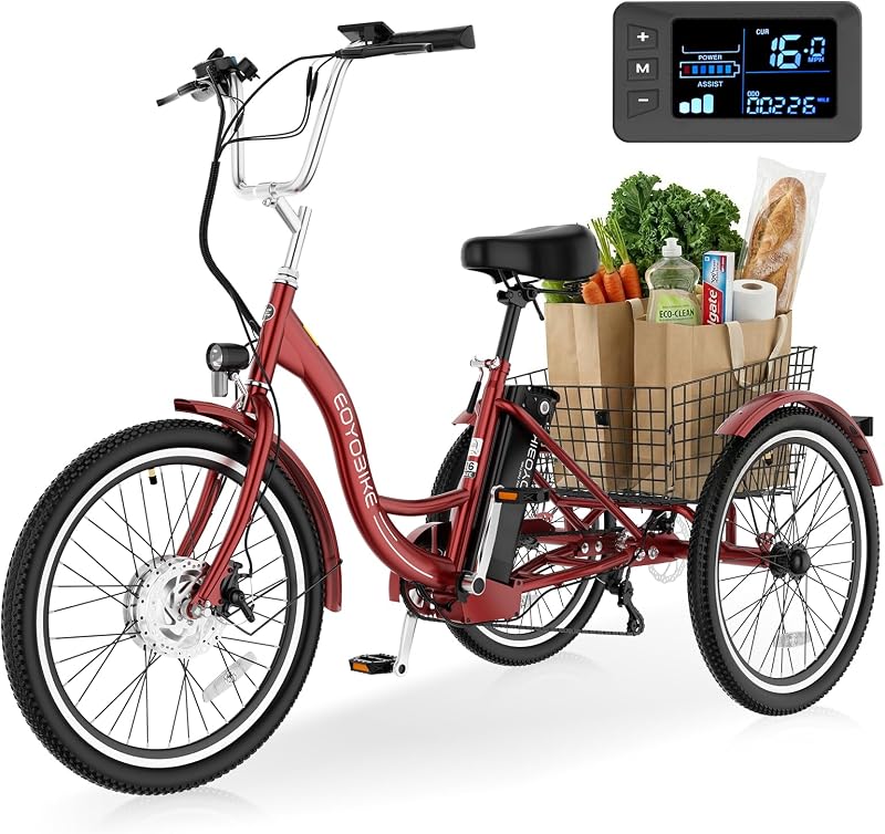 EOYOBIKE Electric Trike 24/26in