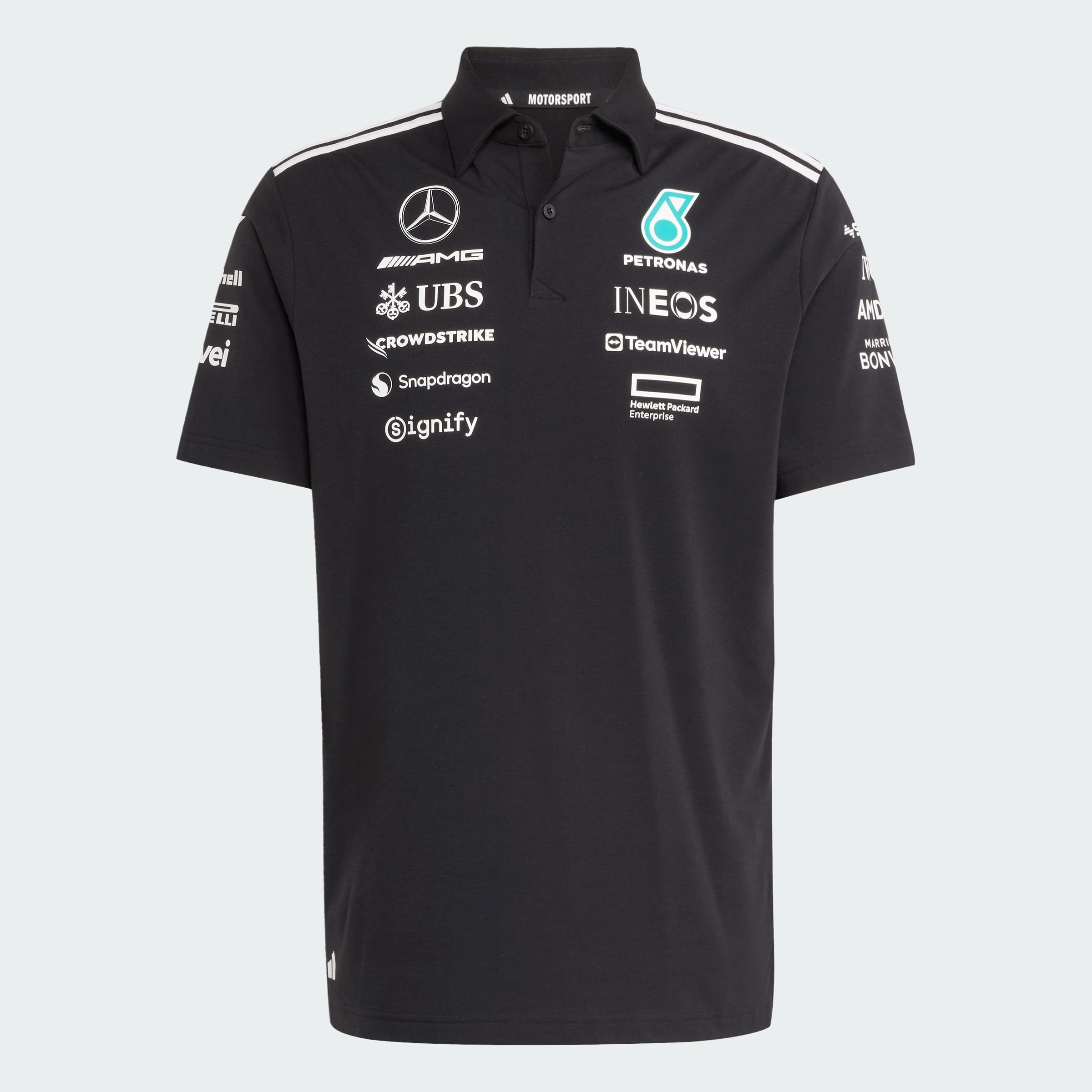 Adidas Hombre Mercedes - AMG Petronas Formula One Team Team Polo Black Men