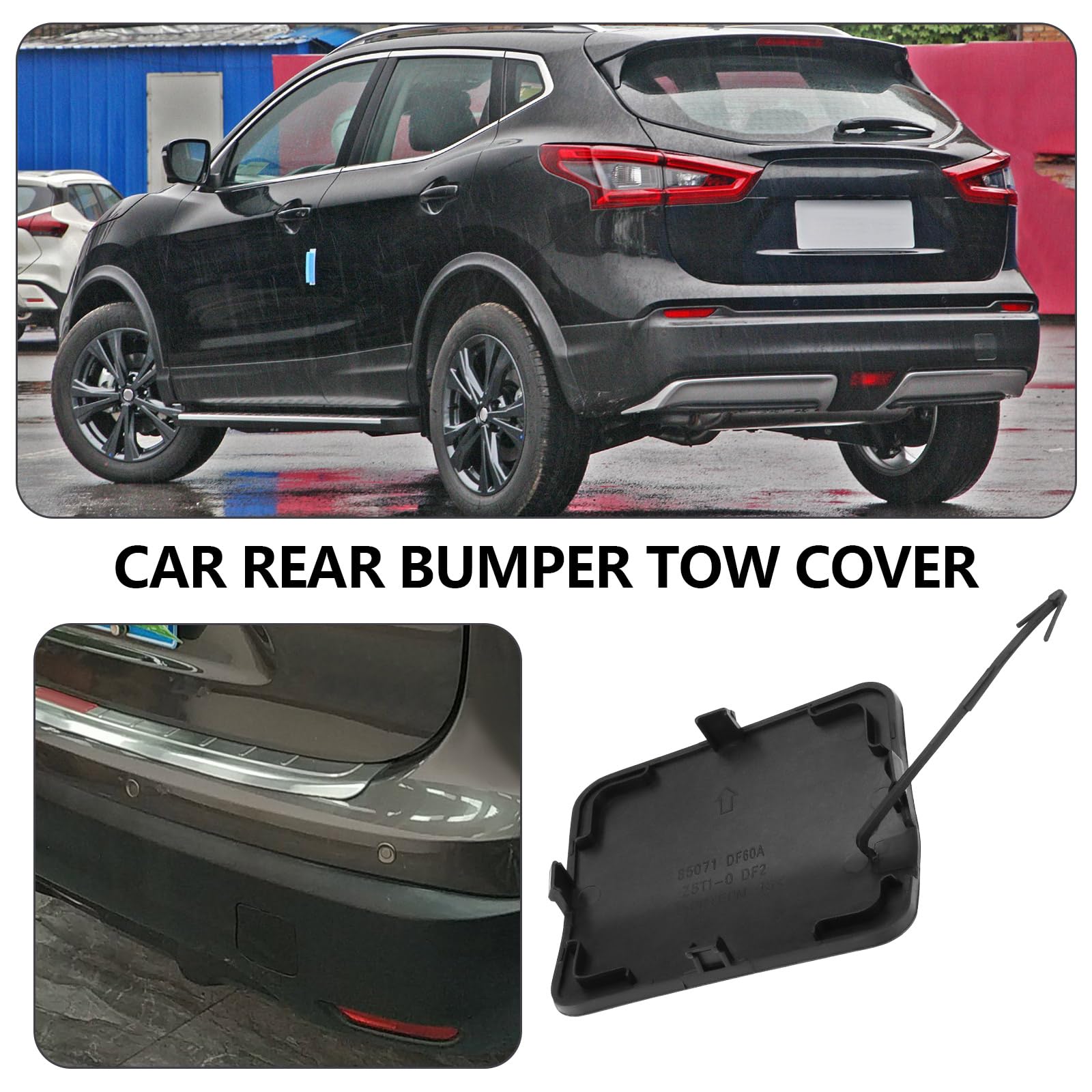 CACHE CROCHET REMORQUE Pare-choc Arrière Pour Mercedes Classe W211 2006