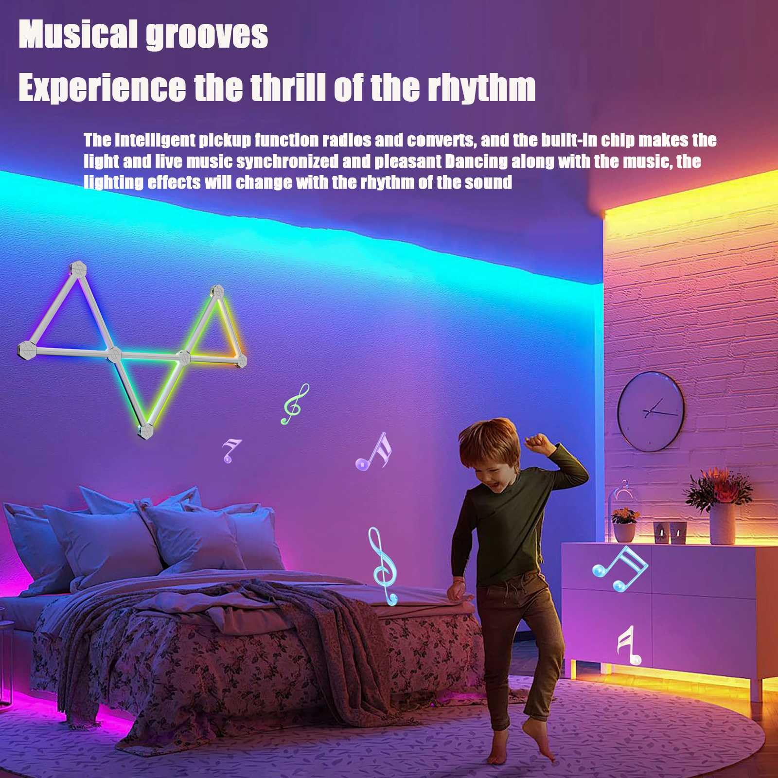 App fai da te for la sincronizzazione musicale delle luci da parete a LED