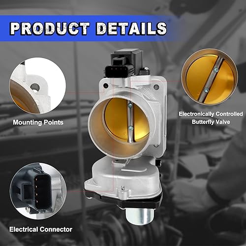 Miniatura 4 de Cuerpo del acelerador eléctrico S20020 para F150 Explorer Mustang Crown Victoria E-150 Mountaineer OE 3L5E9F991AD 3L5E9F991AC 9W7E9F991AA 9W7Z9E926A