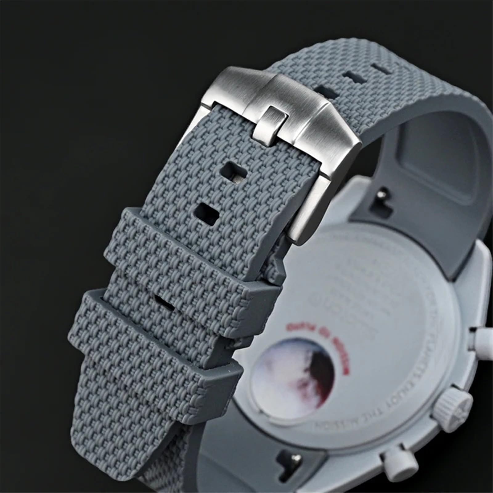 Cinturini per orologi universali da 20 mm per uomo e donna, in gomma, a sgancio rapido, con estremità curva