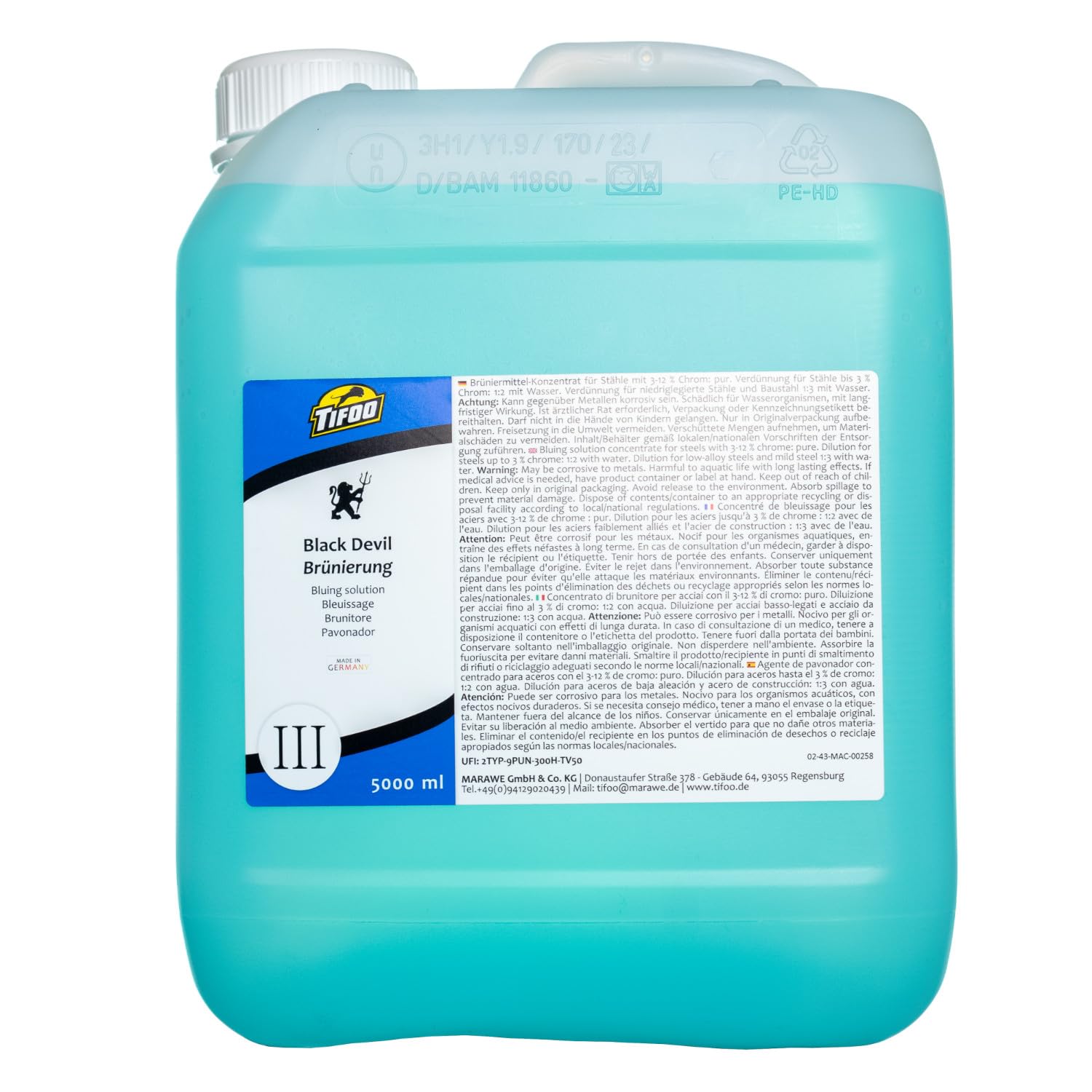 Agent de Brunissage Concentré (5000 ml) - Immersion à Froid - Facile à Utiliser