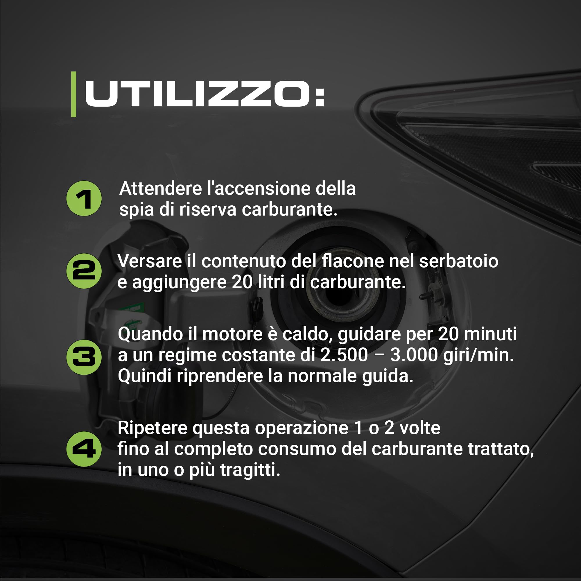 Bardahl - Pulitore 5 in 1 Benzina - Additivo Multifunzionale per la Completa Pulizia dei Motori a Benzina, Aumenta la Potenza e Le Prestazioni, 500 ml