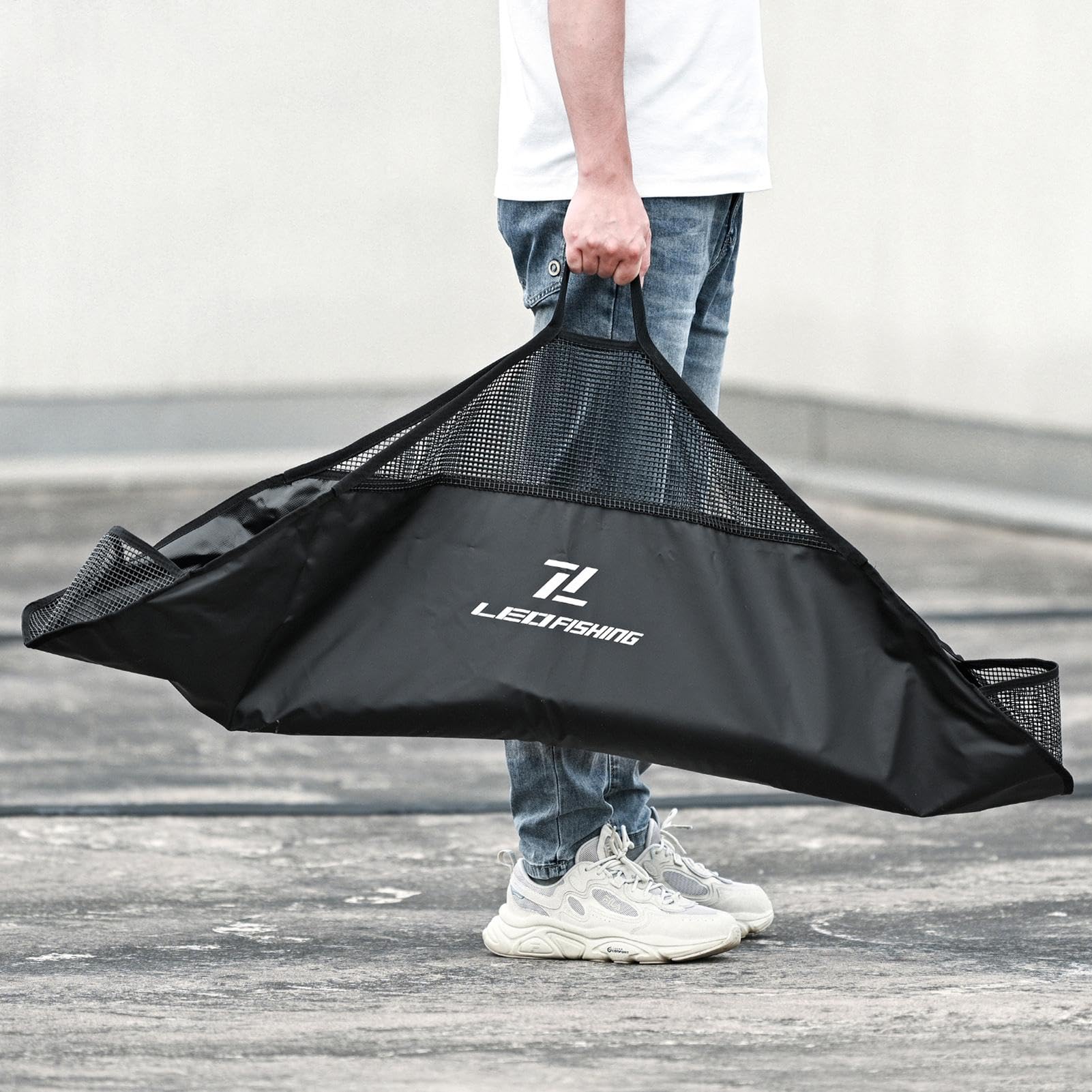 Fischtransporttaschen, Wiegefischtasche - Faltbare Angel-Wiegeschlinge, Kajak-Angeltasche | Robuste Angeltasche, Fischschutztasche für große Barsche, Karpfen, Welse