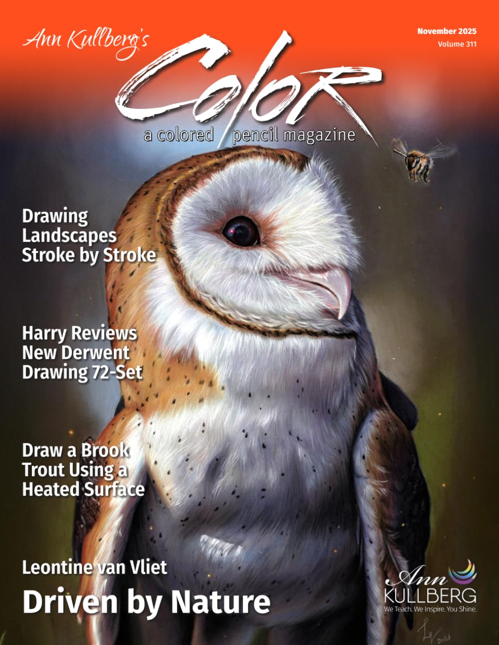 Ann Kullberg COLOR Magazine November 2025: Colored Pencil Art Tutorials, Techniques & Inspiration