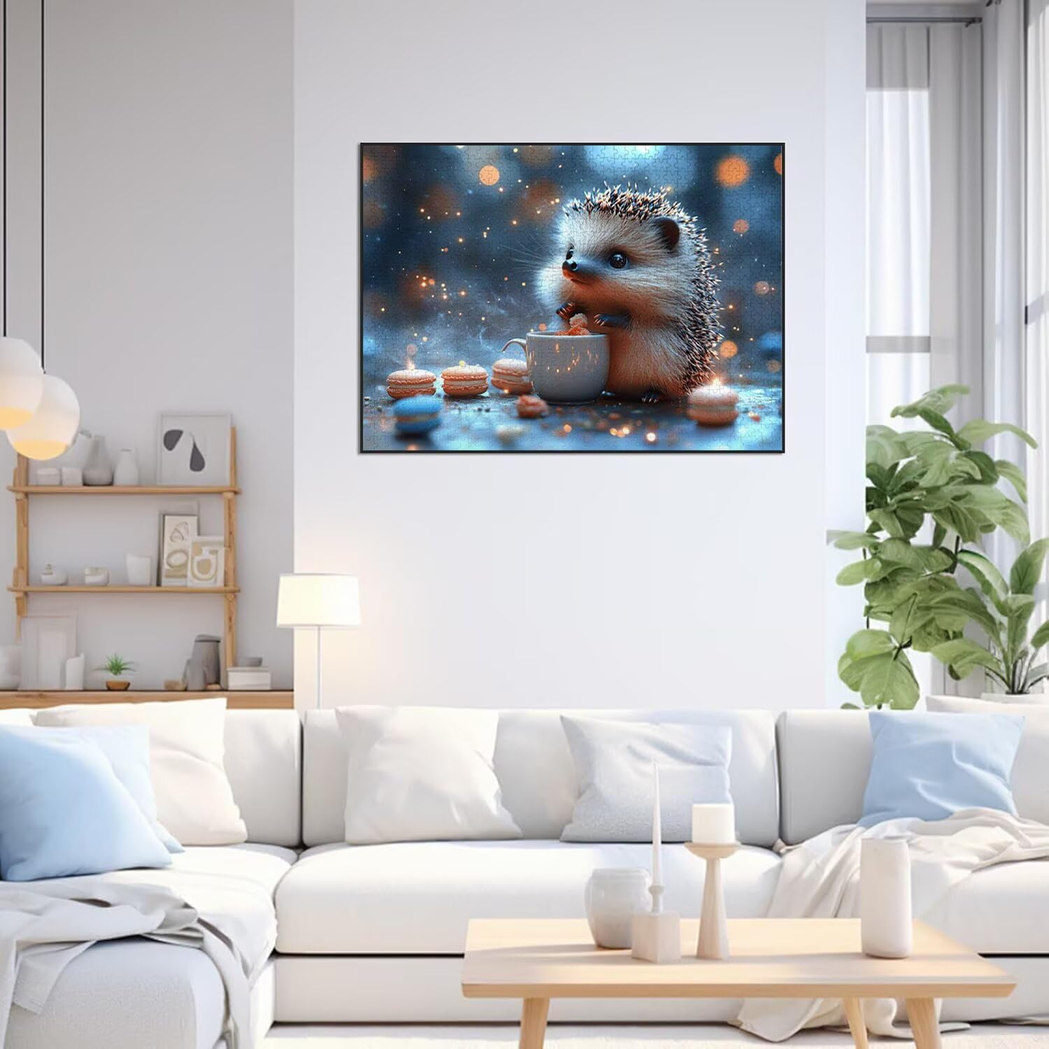 Puzzle 6000 Pezzi Riccio Puzzle Classici per Gioco Familiare, n-84 | Impossibile Puzzles, Intrattenimento Creativo, Rilassamento e Intelligence, Regalo per Amore e Amico, Home Decor, tazza di tè