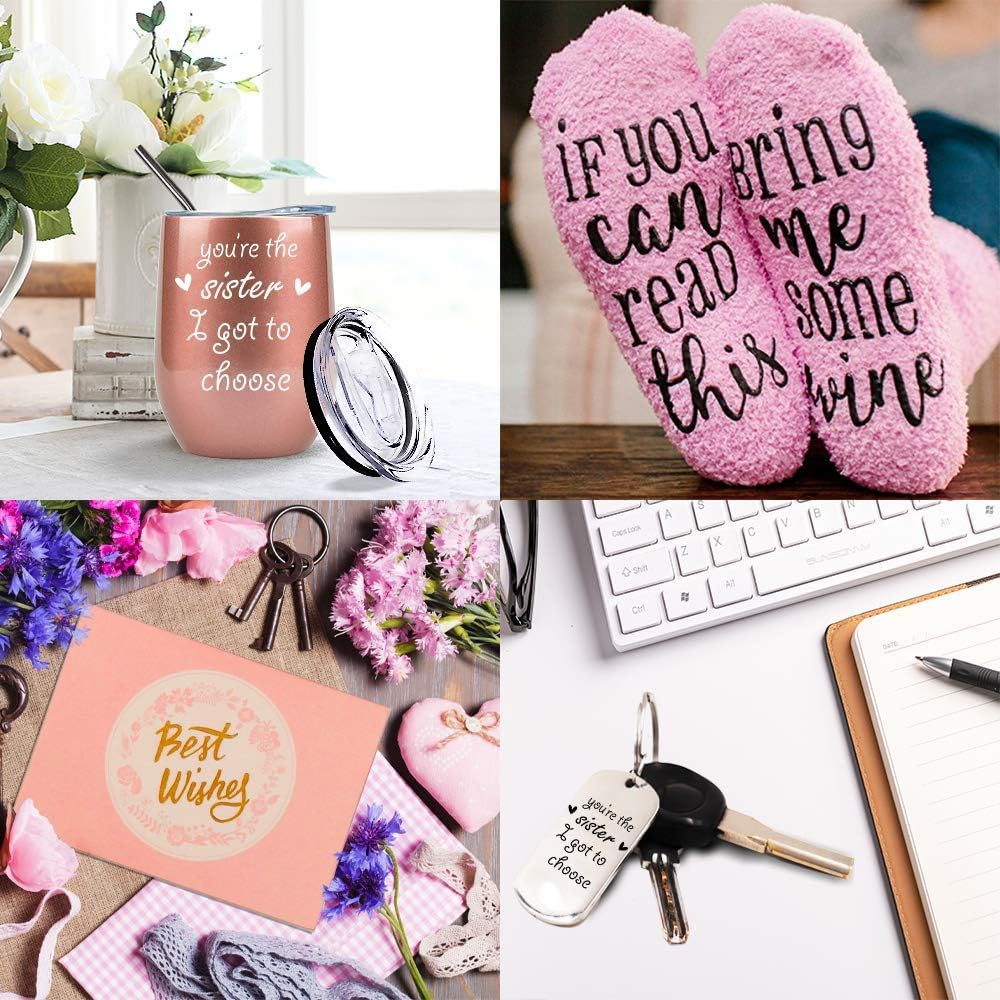 Exclusive Special AiHeart You're the Sister I Got to Choose Wine Tumbler,12oz Stainless Steel Travel Mug with Lid,Birthday Gift for Soul Unbiological Sister,Grandma,Mom,Aunts,Coworker and Wine Lovers(rose gold) Flash Deals - 70% OFF AiHeart You're the Sister I Got to Choose Wine Tumbler,12oz Stainless Steel Travel Mug with Lid,Birthday Gift for Soul Unbiological Sister,Grandma,Mom,Aunts,Coworker and Wine Lovers(rose gold)