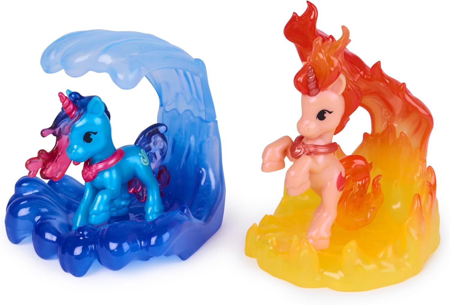 Unicorn Academy, Magic Gemstone Unicorns Collectibles Pack, Easter Gifts Idea, Includes 5 Unicorn Toy Figures & Display Bases for Ages 4 and up - Image 4