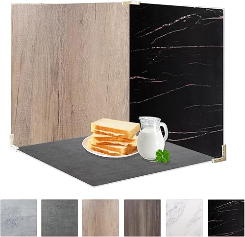 Miniatura 1 de 3 piezas de 6 patrones grandes de 24 pulgadas de doble cara de fotografía de fondo de fotografía impermeable reutilizable fondos de fotos para