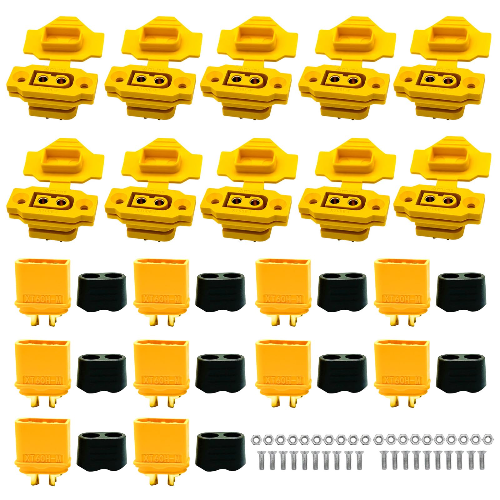 XT60E-F + XT60 - U Maschio Spina Da Incasso Spina Oro Femmina - Foto 8