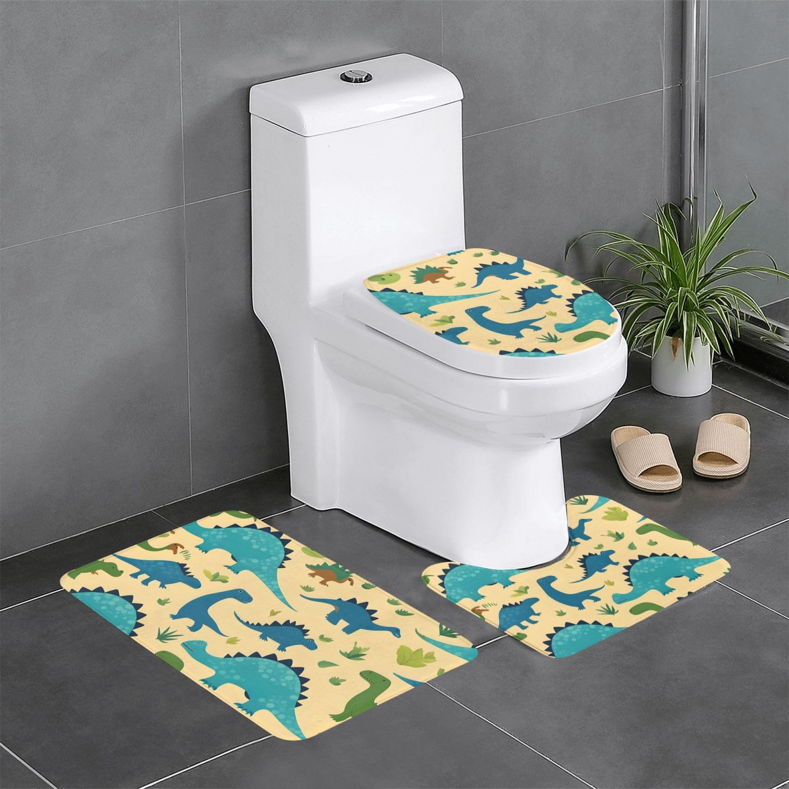 Tapis de salle de bain antidérapants pour sécuriser les toilettes des enfants