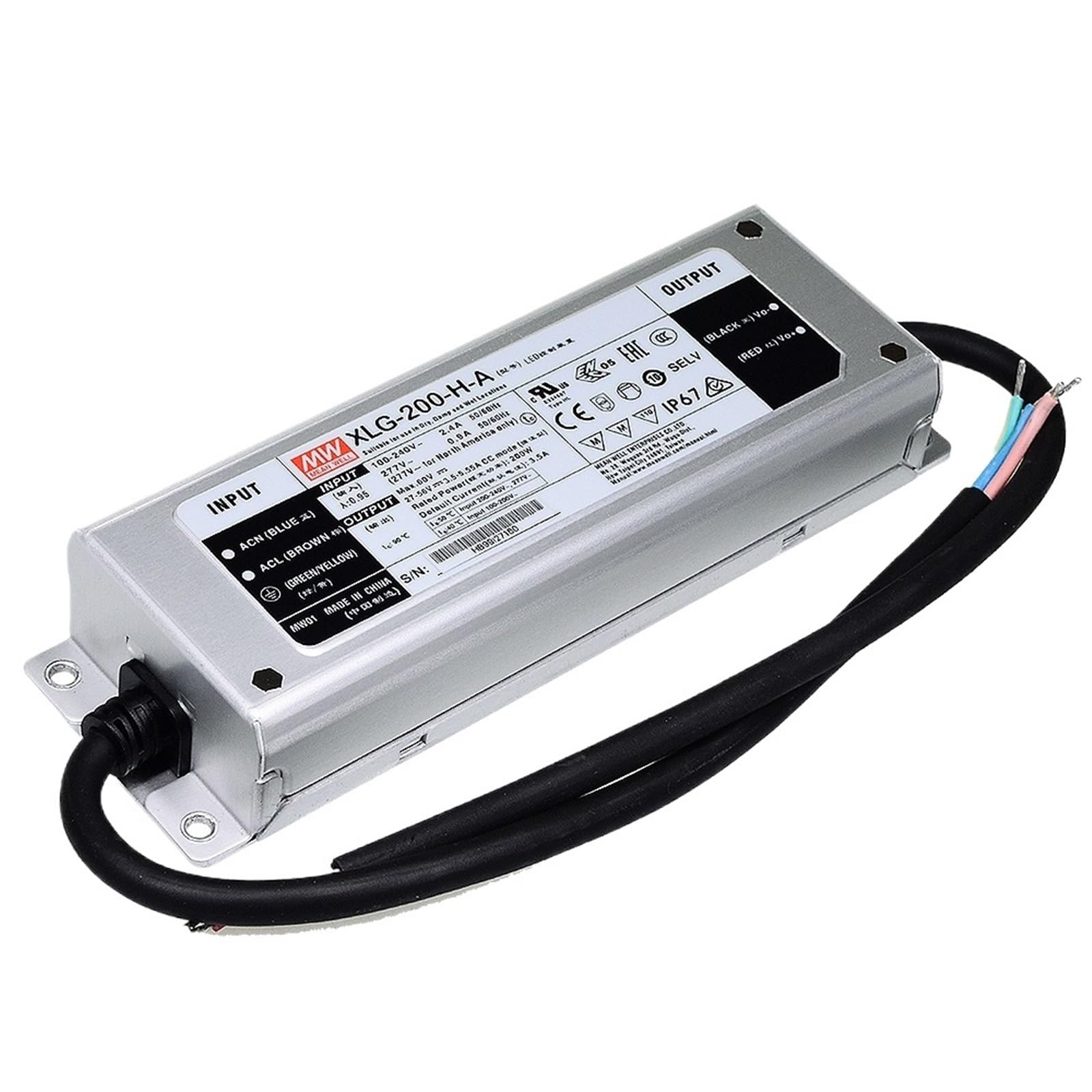 FCARUMIQP XLG-200-H-AB 27~56V 200W Power Supply Constant PFC LED Driver for Board LM301H LM301B Grow Lights