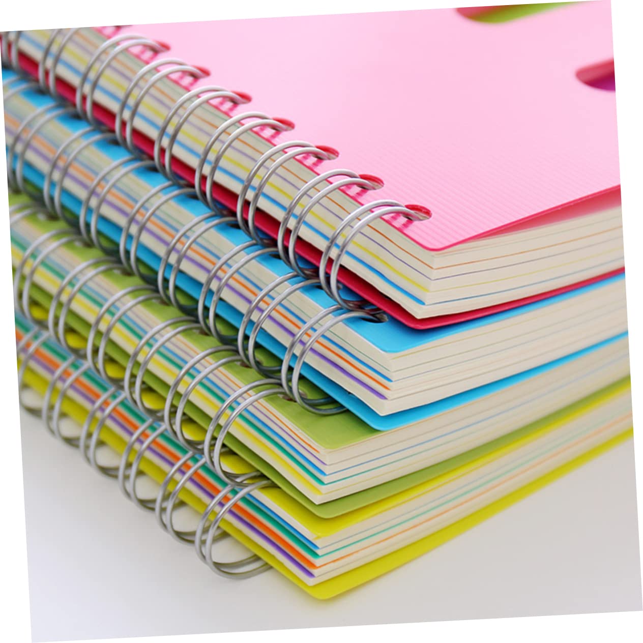 Spiralgebundenes Notizbuch Farbig, Dickes Papier, Tagebuch Notizblock