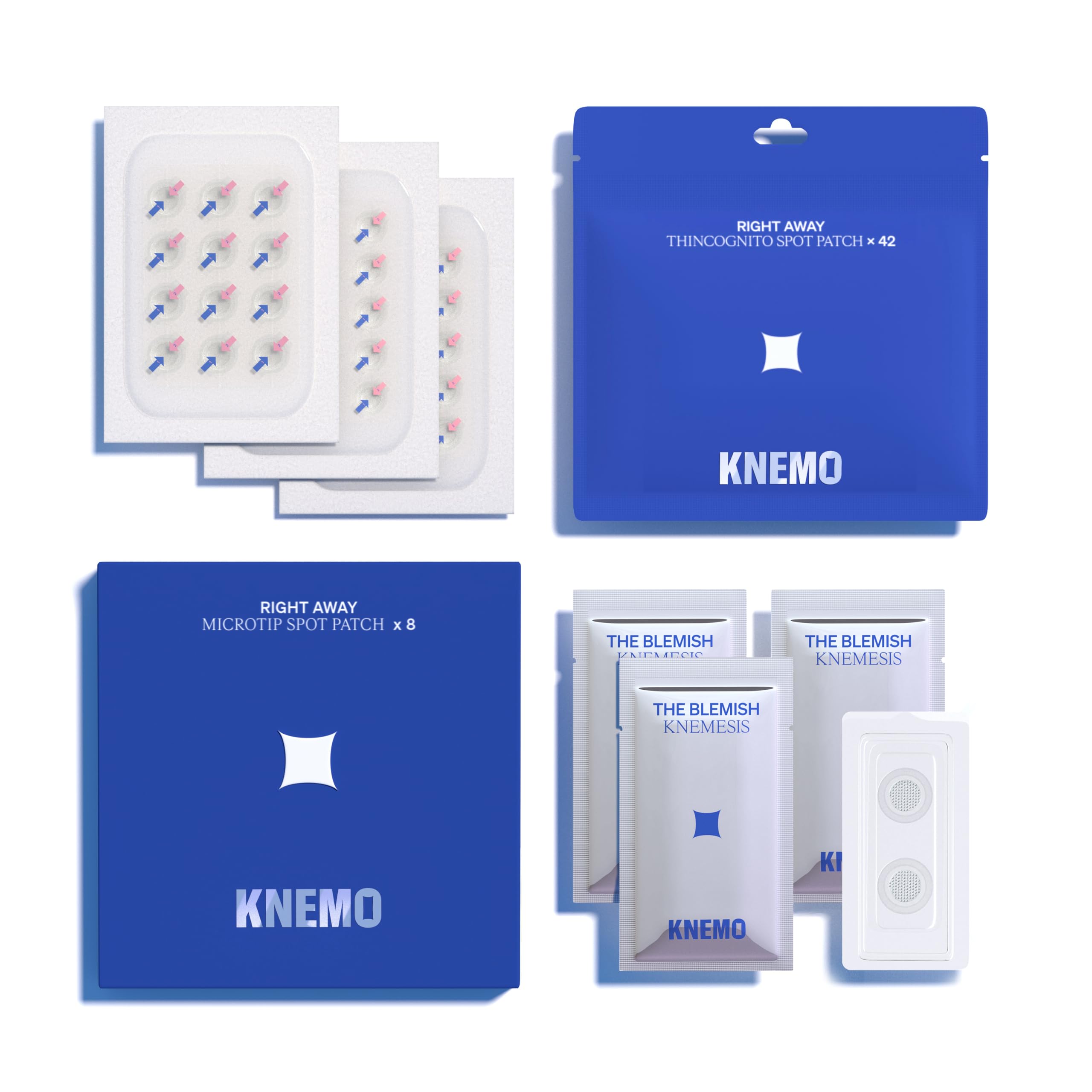 Right Away Duo Microtip Hydrocolloid Acne Pimple Patch and Thincognito Invisible Spot Patch