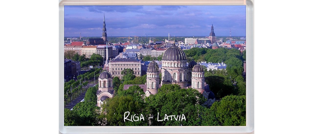 Baked Bean Store Riga - Latvia - Jumbo Fridge Magnet