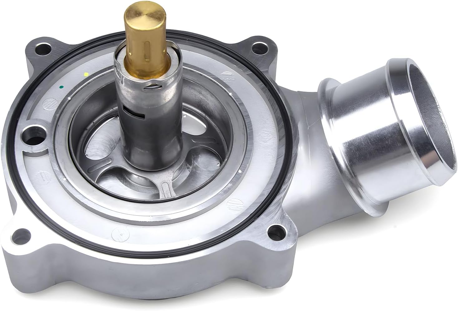 Thermostat with Seal A4712006215 A4712007515, Compatible with DD13 DD15 Engines, Hardened Aluminum 188 °F/ 87 °C, Replac for A4712003615 A4712002915 A4722001315 A4722000215