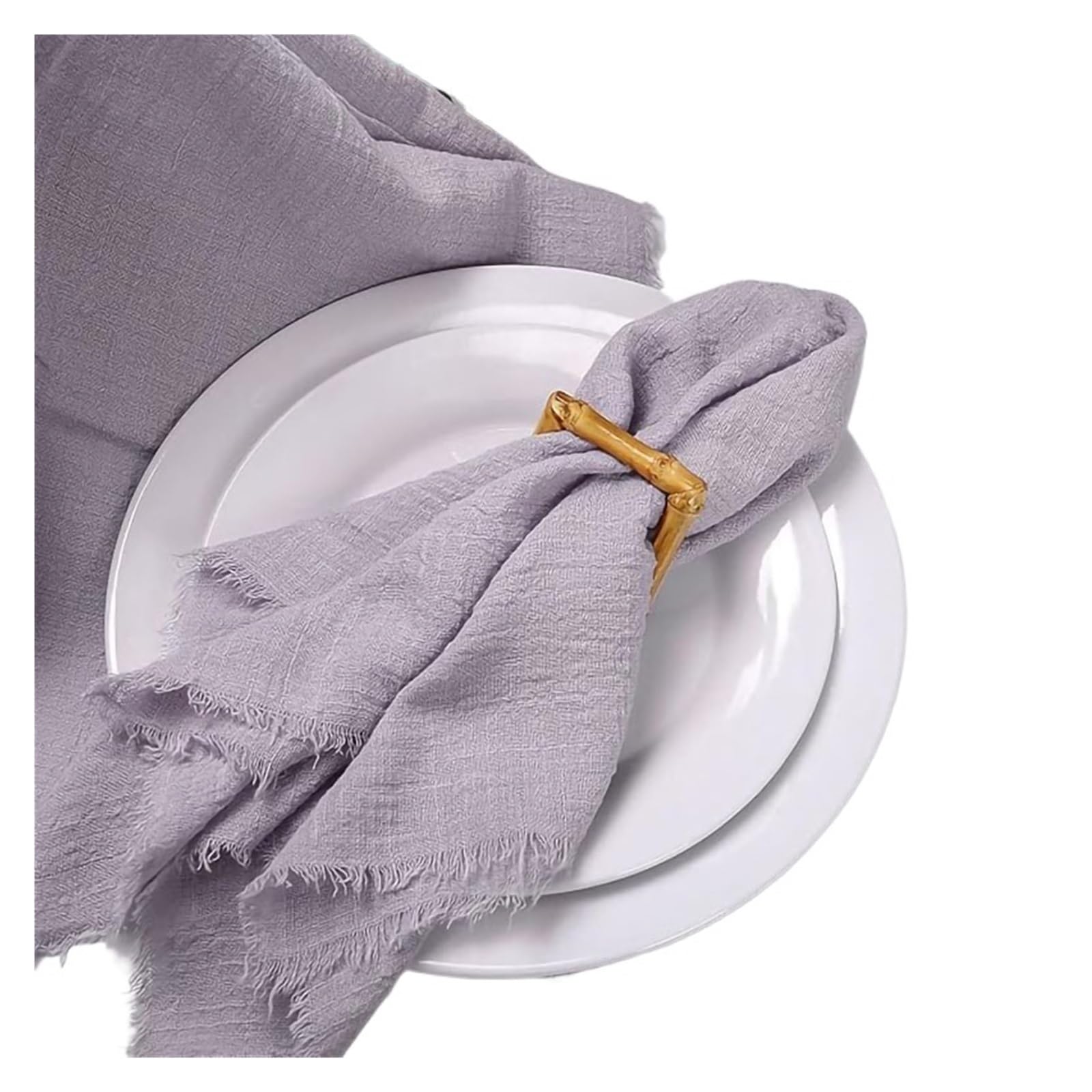 Cotton Gauze Napkins Retro Rustic 32x32cm 6PCS for table