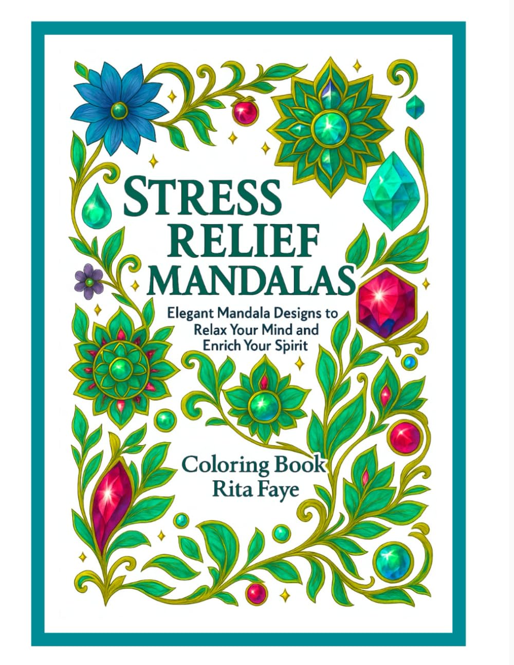 Stress Relief Mandalas: Elegant Mandala Designs to Relax Your Mind and Enrich Your Spirit (Stress Relief Collection)