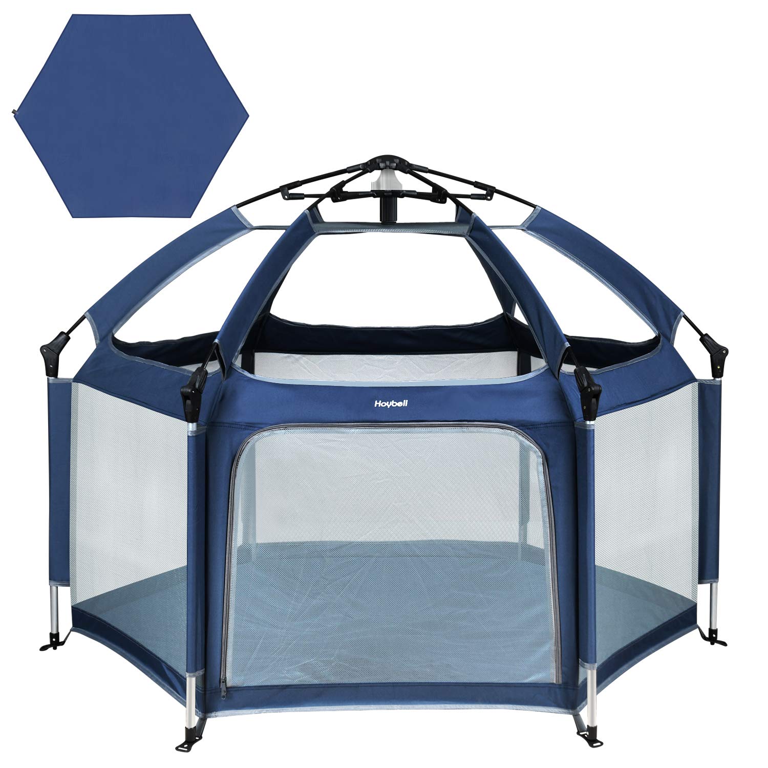 outdoor playpen with canopy
