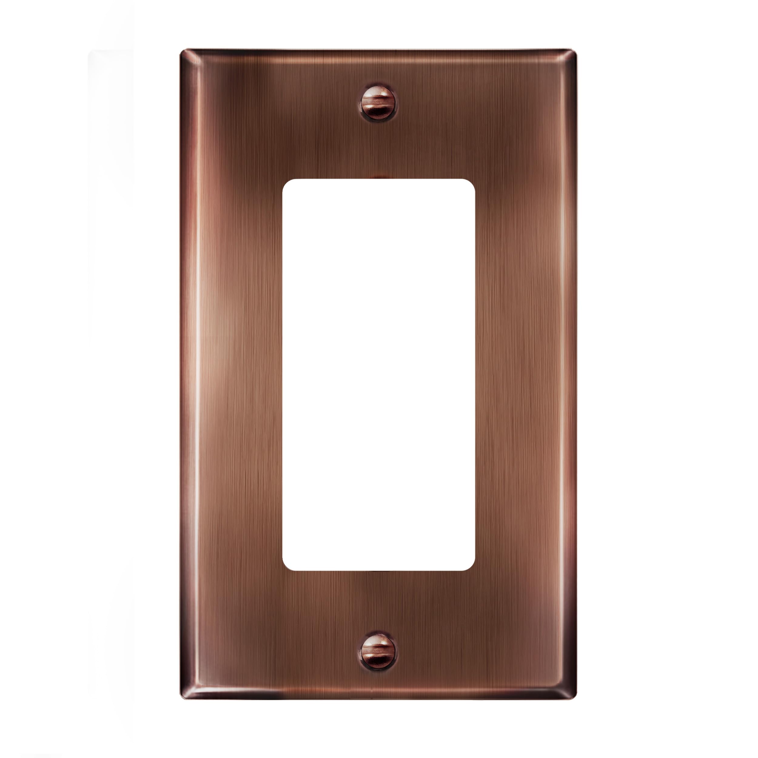 ENERLITES Decorator Switch Plaque Murale En Métal, Couvercle De