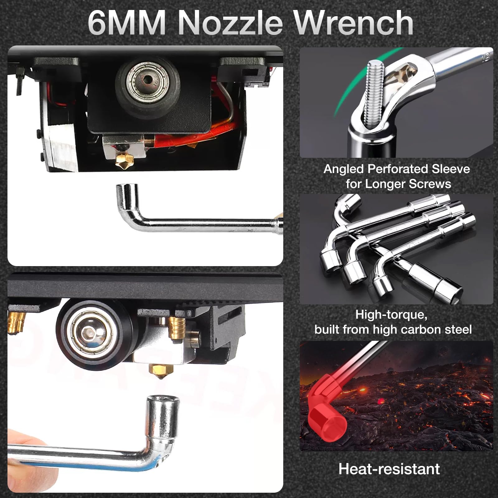 Yizhet 2 sztuki zestawu modernizacyjnego Hotend Kit dla Anycubic Kobra 3