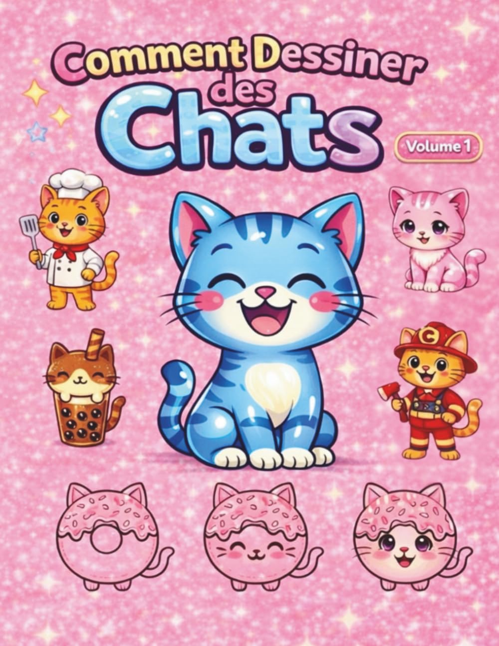 Comment Dessiner des Chats – Volume 1: Livre de dessin pas à pas pour enfants – Chats mignons et faciles (Comment Dessiner des Animaux)