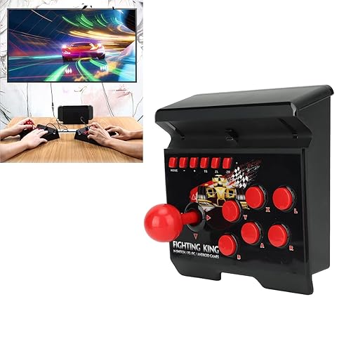 Miniatura 6 de Luqeeg Wired Game Joystick, 4 in 1 Spherical Joystick, Wired Game Controller Game Fighting Joystick Stick Controller Game Machine Accessories for