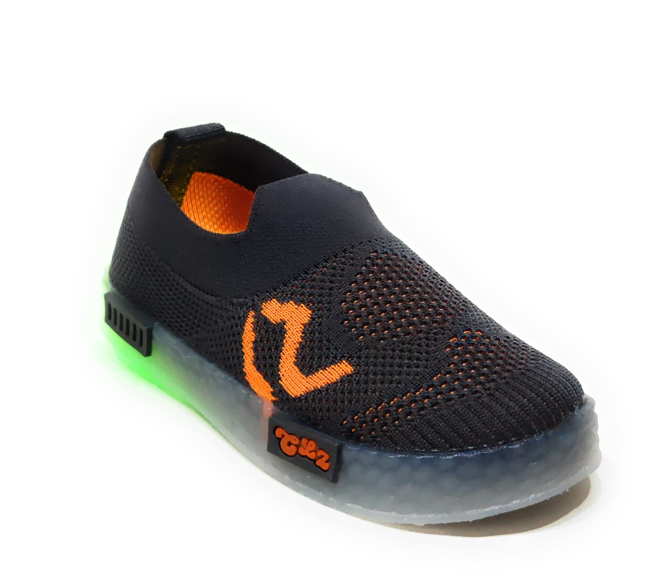 Kids Unisex Casual Knitted Shoes with Light Blink-1 for 1-4 Years Boys and Girls-image-34