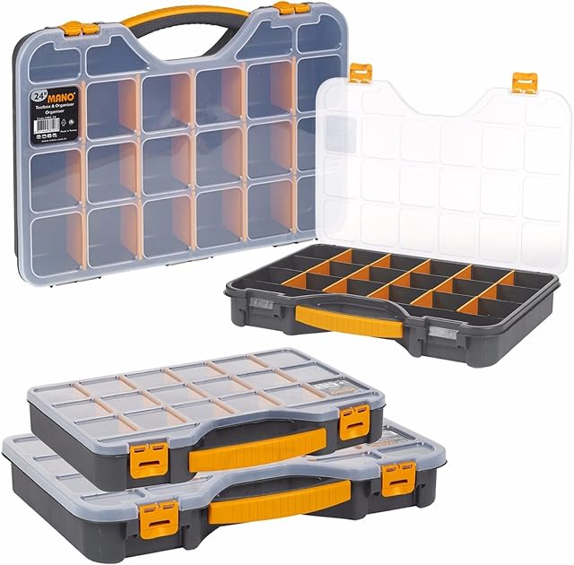 URBNLIVING 18" DIY 20 Compartments Tool Storage Organiser