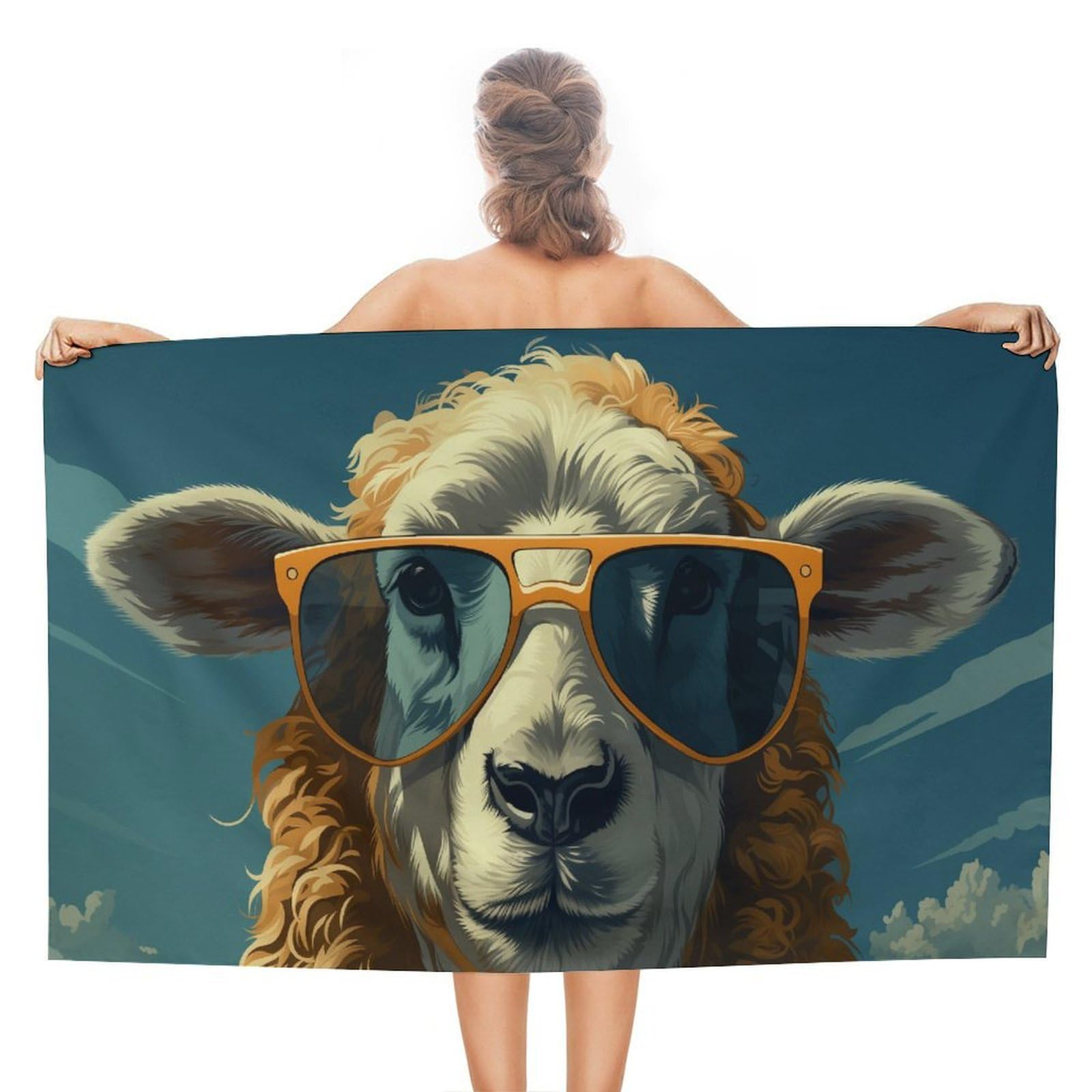 Serviette de plage anti-sable idéale pour le camping et les voyages