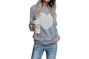 Cozy Knitted Heart Sweater: A Valentine's Day Staple