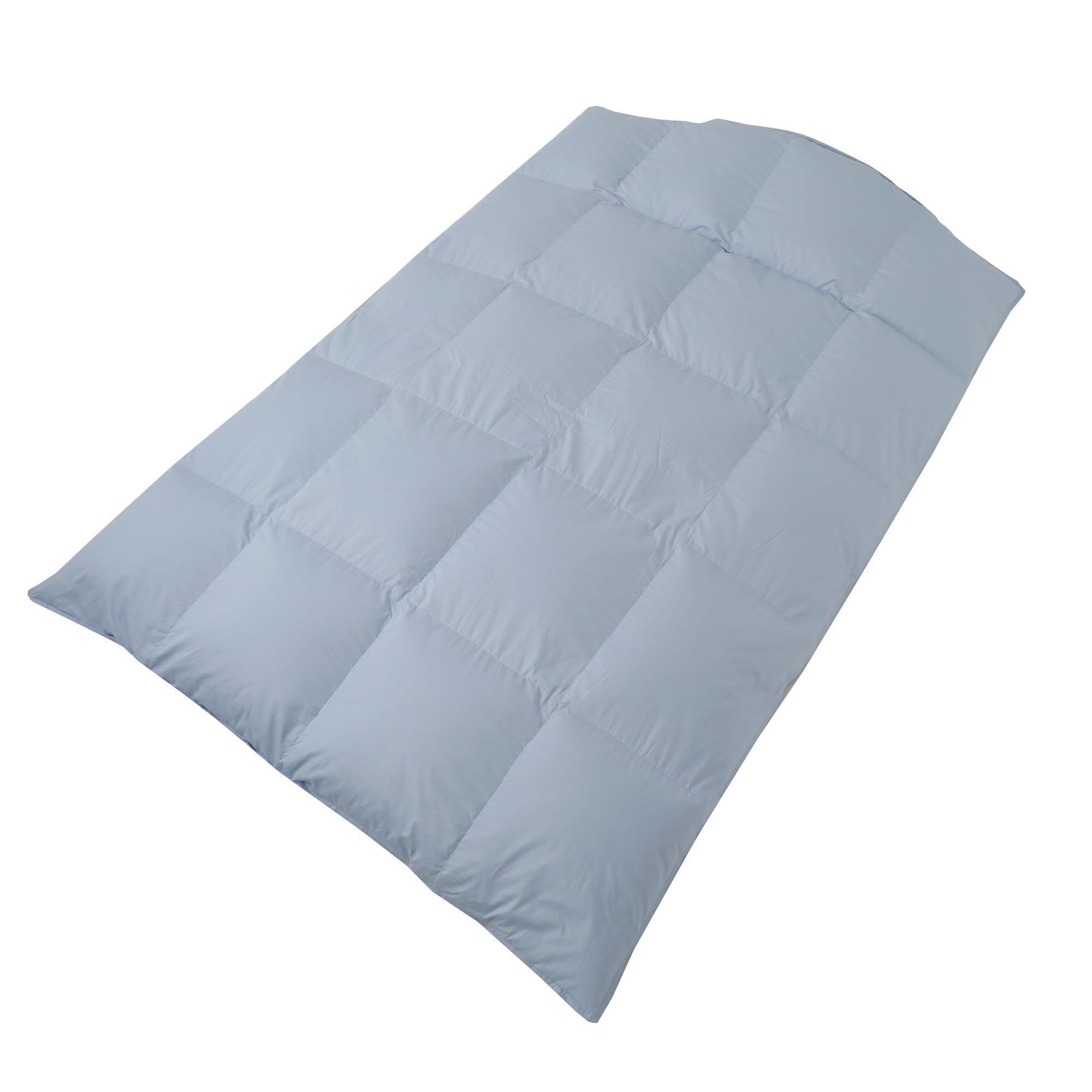 Amazon｜nishikawa 【 西川 】 プレミアム 羽毛布団 01.ブルー 01
