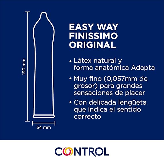 Control Preservativos Easy Way Finissimo - Caja de 10 ...
