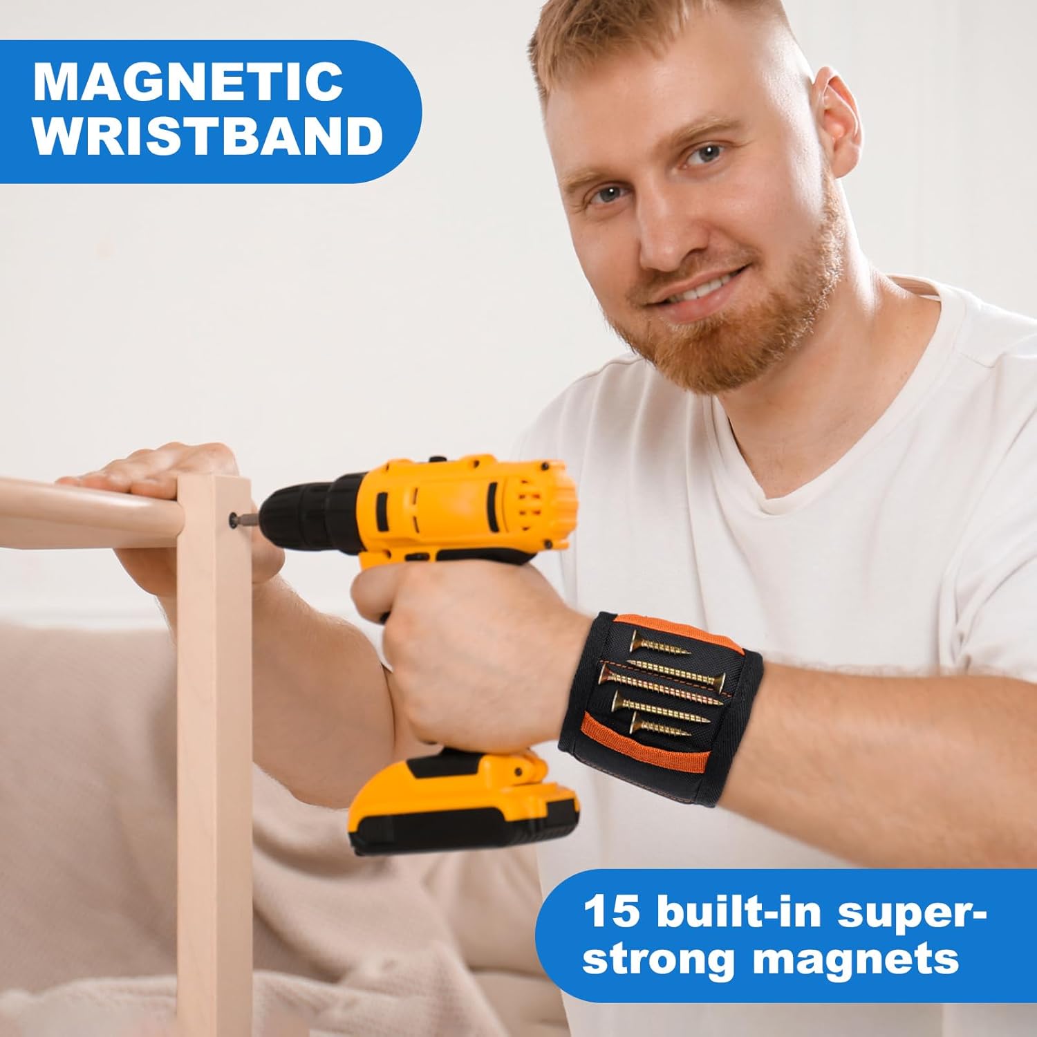 Honoson 15 Pcs Magnetic Telescoping Pickup Tool Set Socket Tools Magnetic Wristband Bluetooth Beanie Gloves Multitool Pen Gift Box Bag for Dad Husband Boyfriend Men Christmas Birthday Gifts