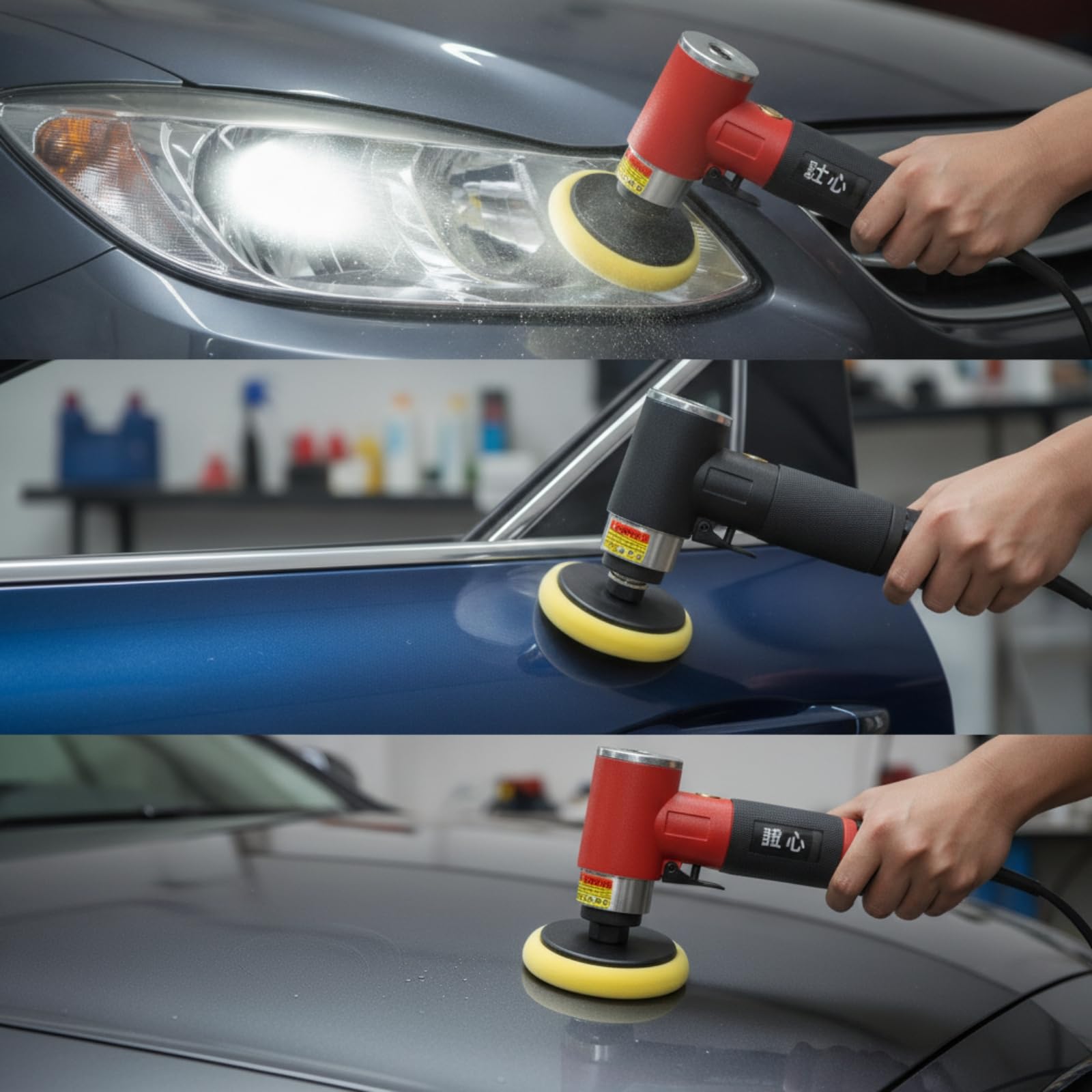 ra Neumática 90° Mini Lijadora en Ángulo Ergonómica ra Neumático para Cpistas, Aficionados Al Bricolaje, r, Negro, Excéntrico